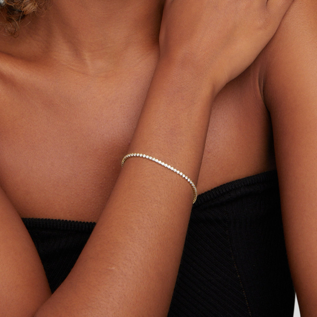 Sofia — Silver Tennis Bracelet
