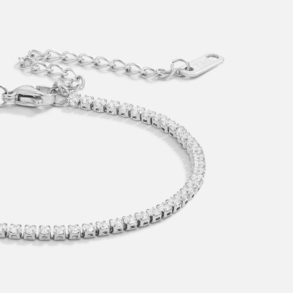 Sofia — Silver Tennis Bracelet