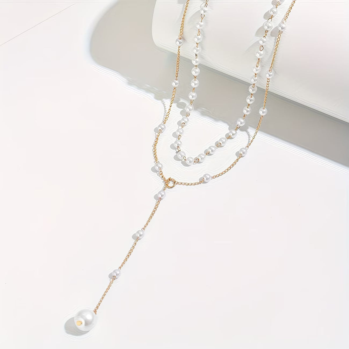 Dahlia — Graduated Pearl Strand Necklace