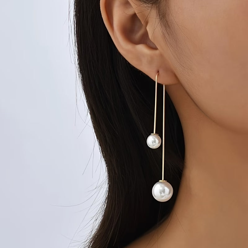 Hazel — Radiant Pearl Statement Earrings