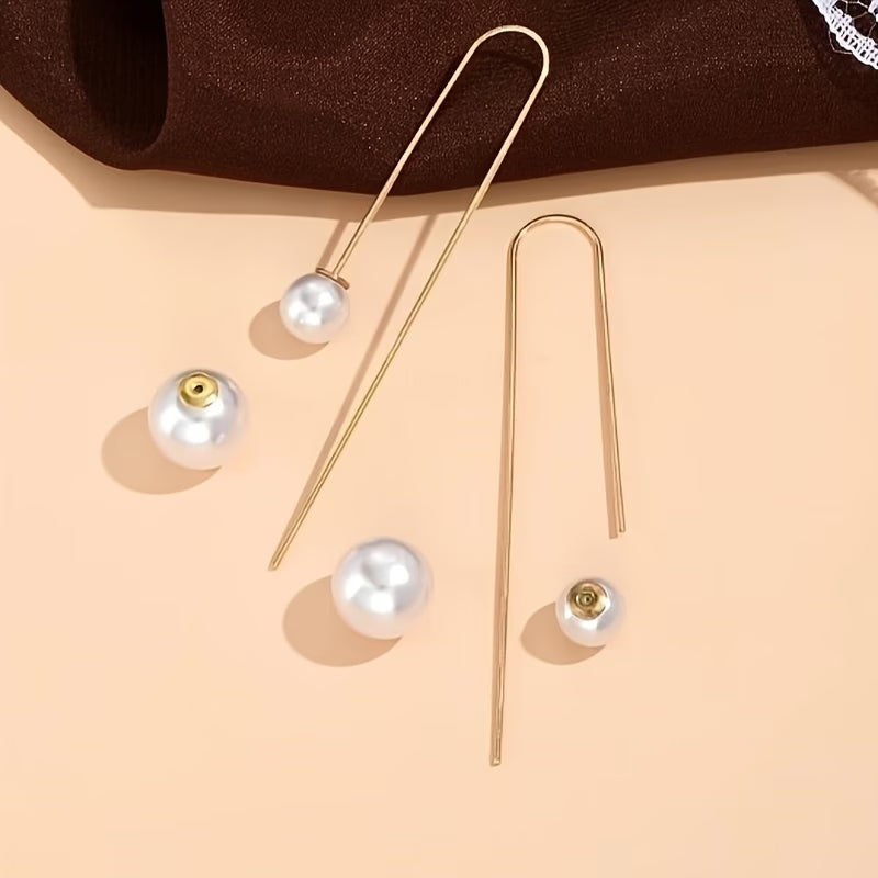 Hazel — Radiant Pearl Statement Earrings