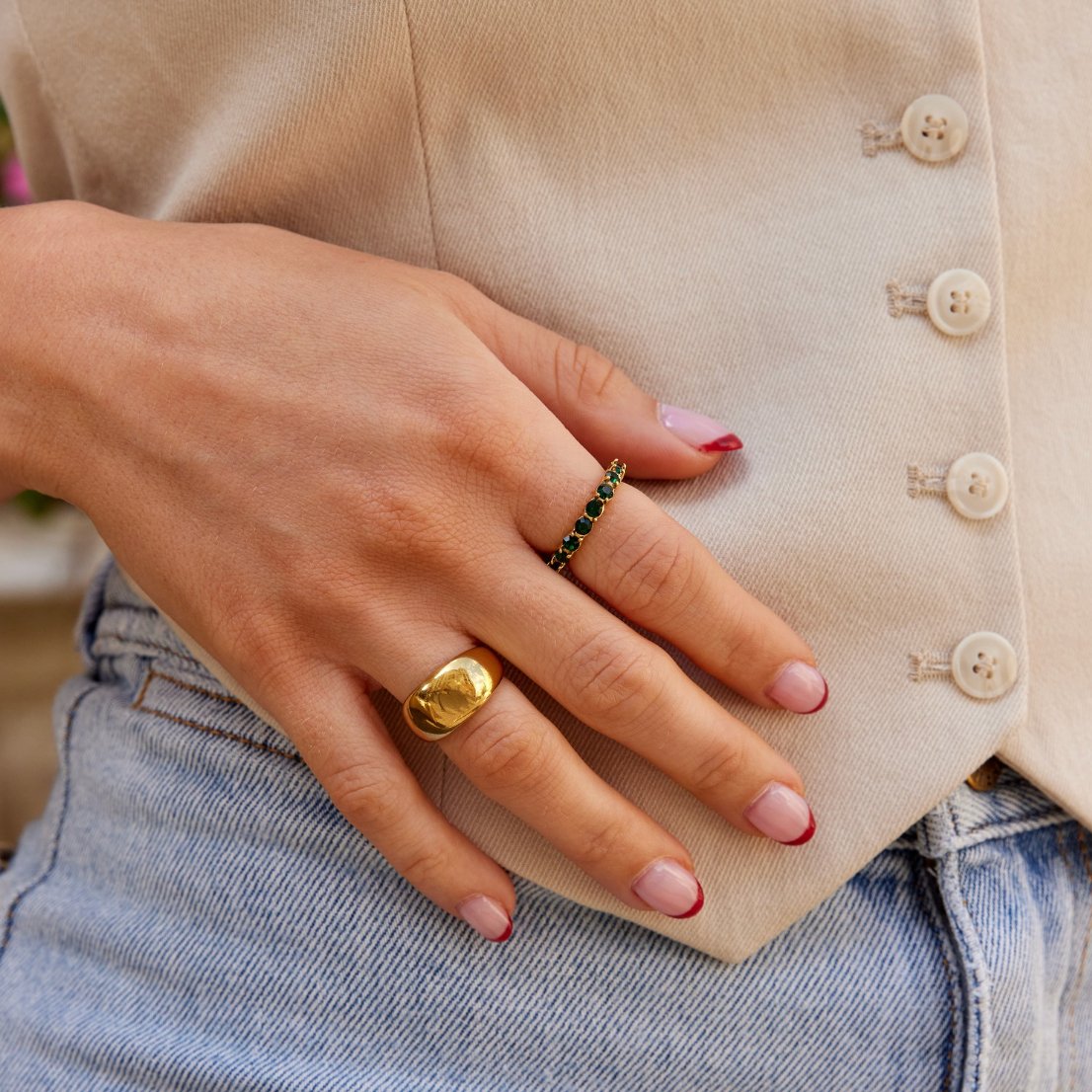 Iole — Emerald Beauty Crystal Ring