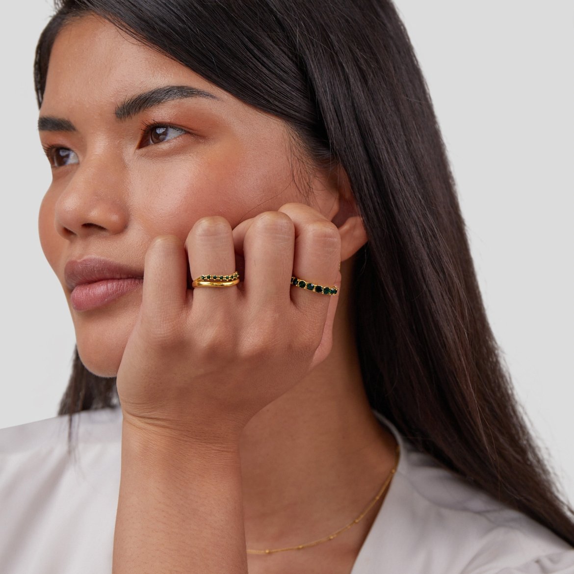 Iole — Emerald Beauty Crystal Ring