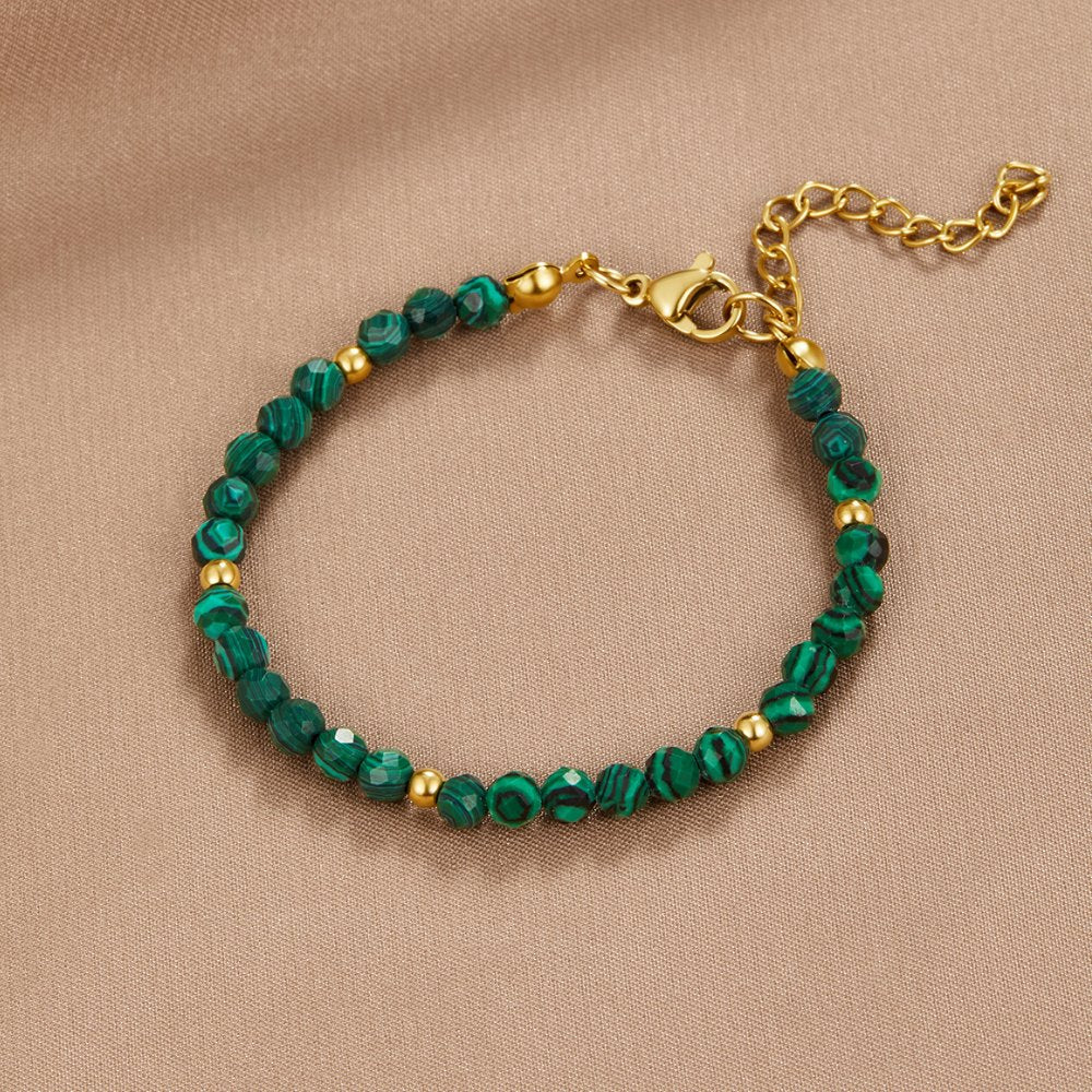 Ofelia — Emerald Green Beaded Bracelet