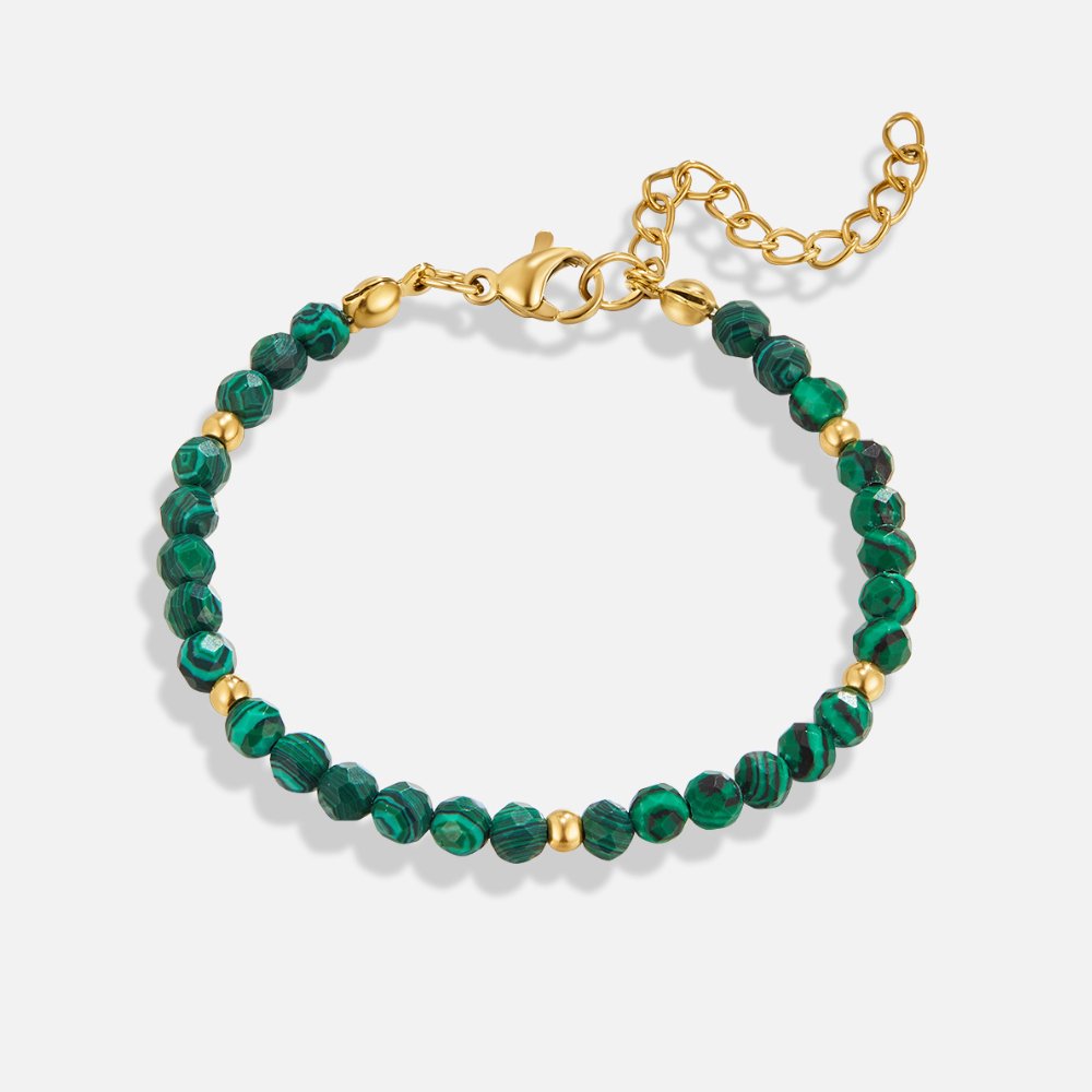 Ofelia — Emerald Green Beaded Bracelet