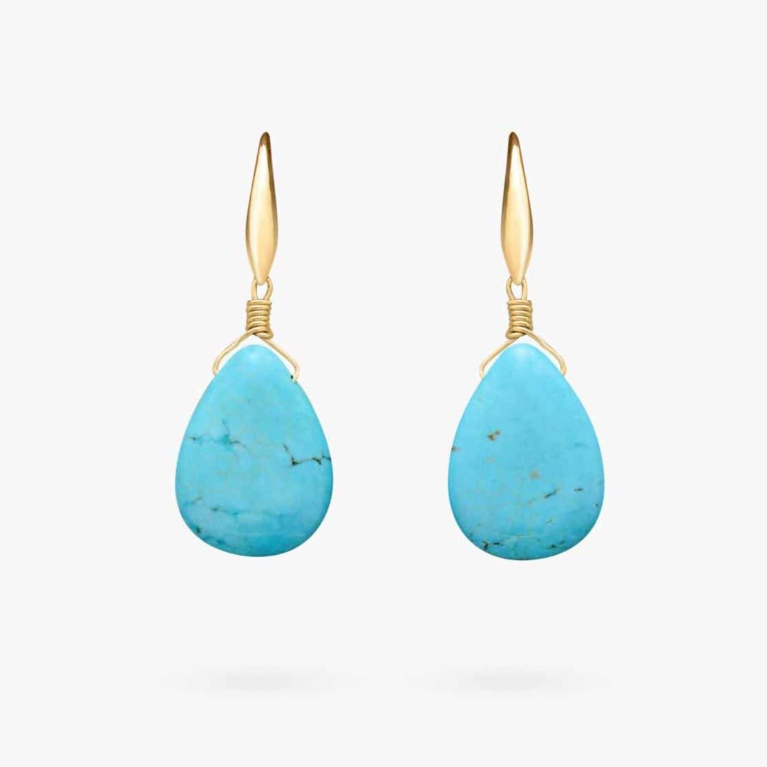 Talia Turquoise Teardrop Earrings