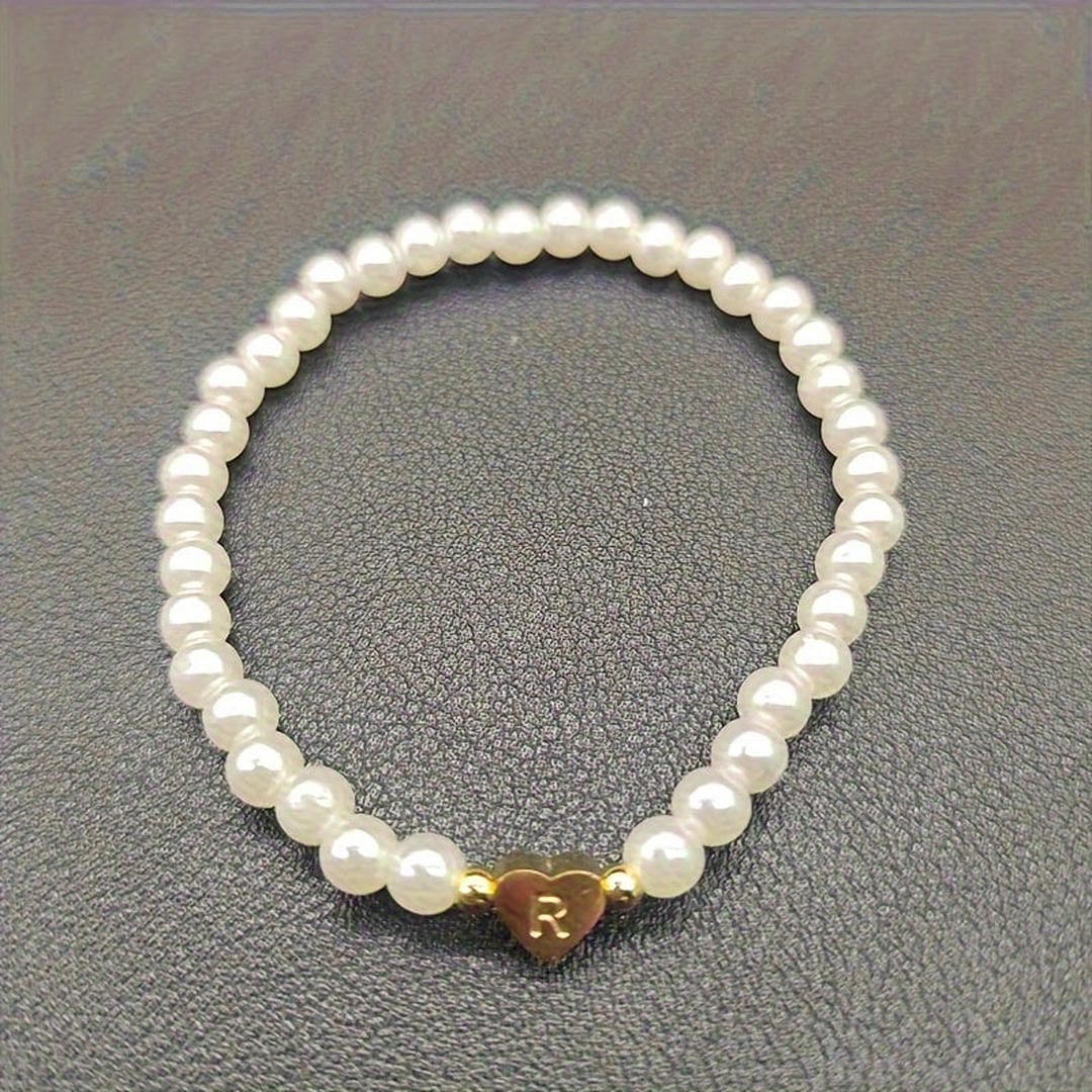 Yvaine — A-Z Pearl Beaded Bracelet
