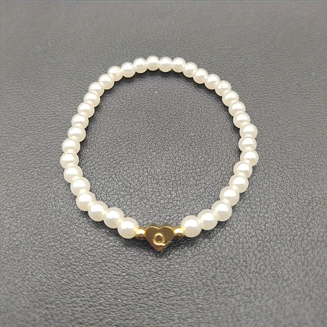 Yvaine — A-Z Pearl Beaded Bracelet