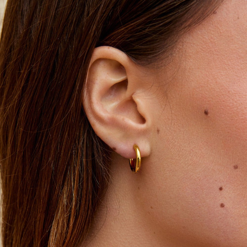 Rebecca — Gold Mini Hoop Trio Set