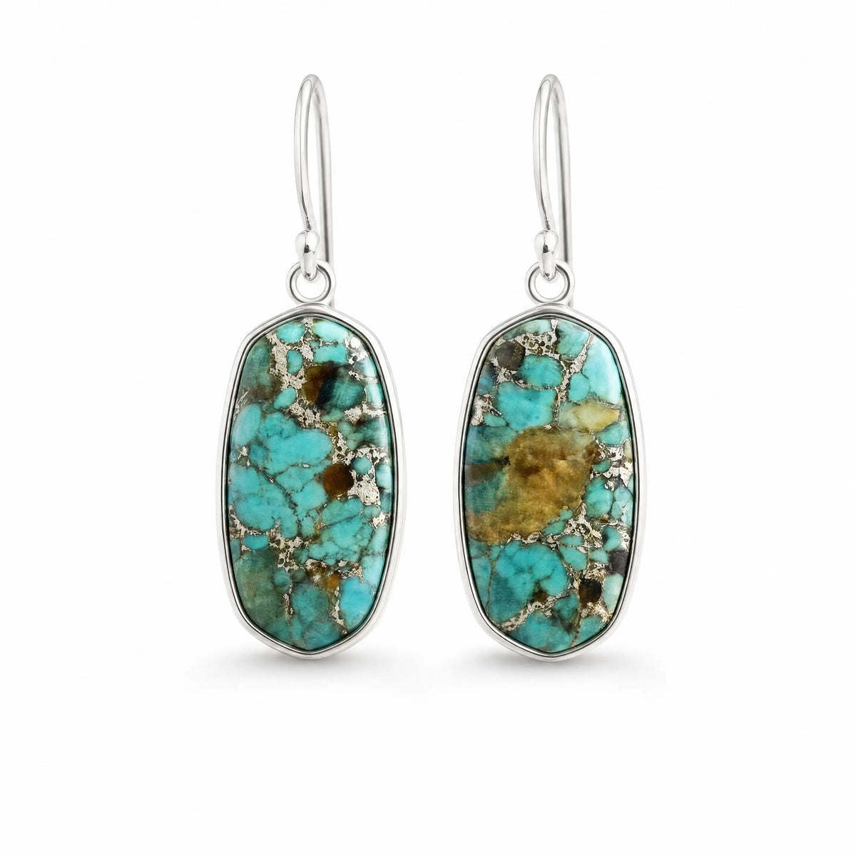 Paola — Blue Stone Drop Earrings