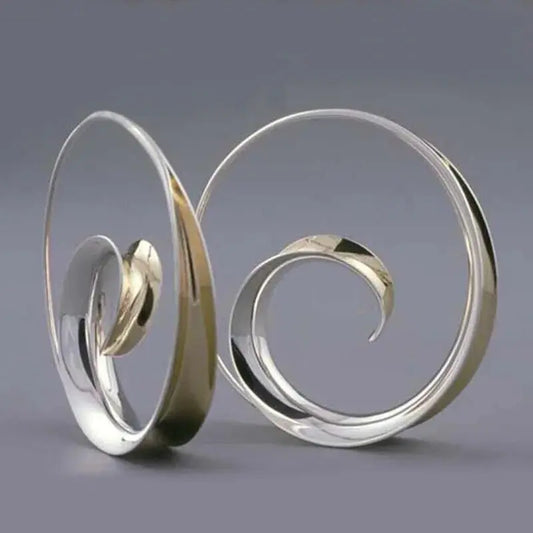 Ondine Spiral Wave Silver Drops