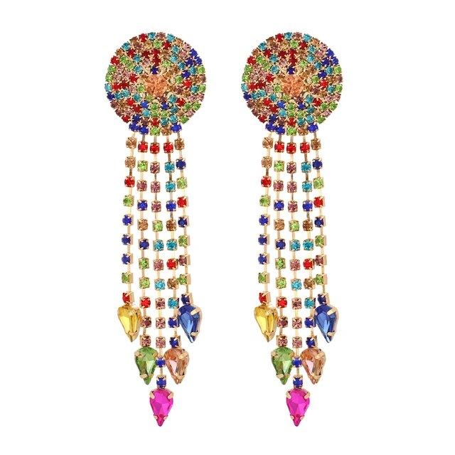 Vintage Mandala Earrings in Multicolor