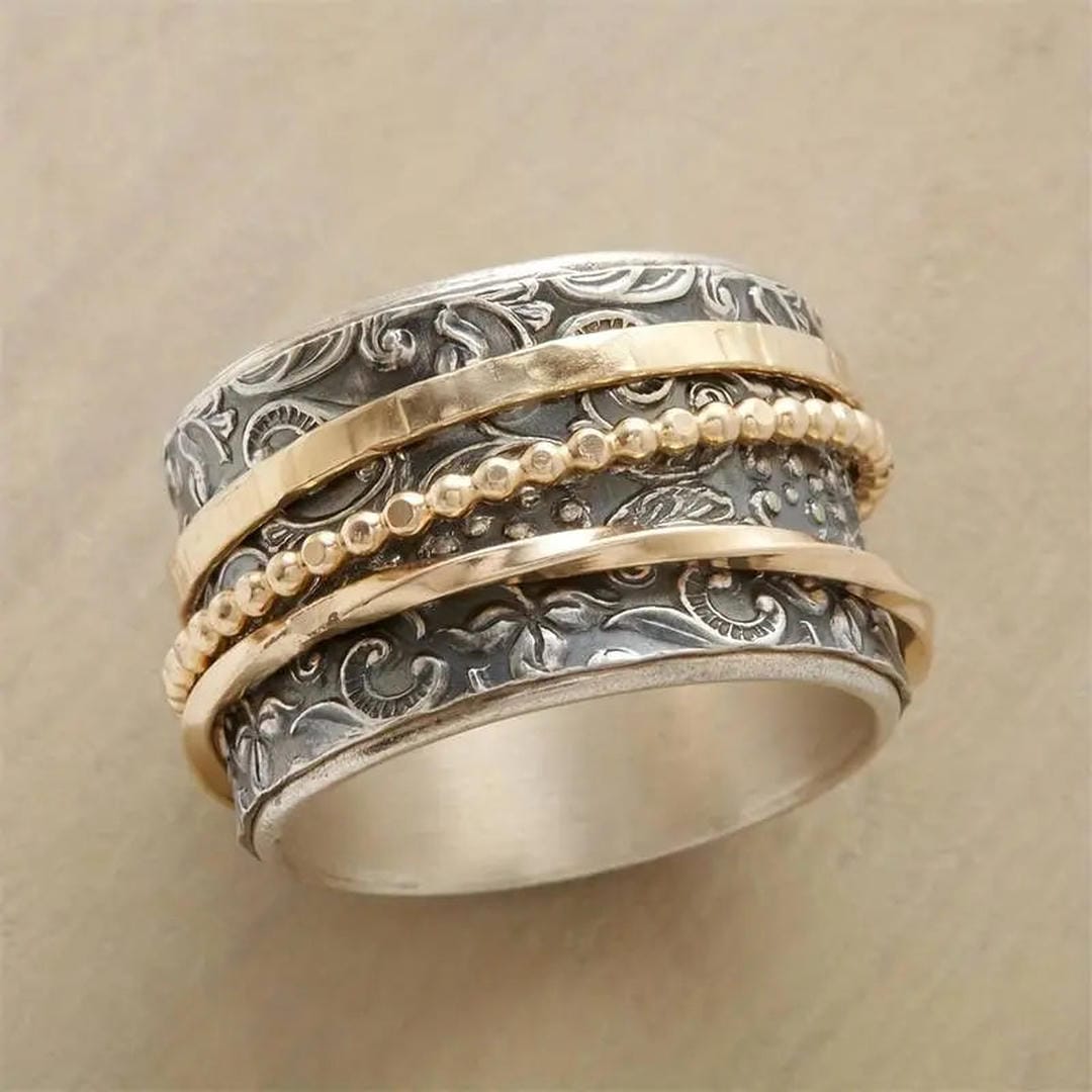 Helen — Vintage Gold & Silver Antique Ring
