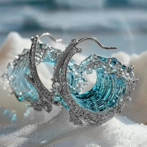 Maribel — Tidal Promise Two-Tone Earrings