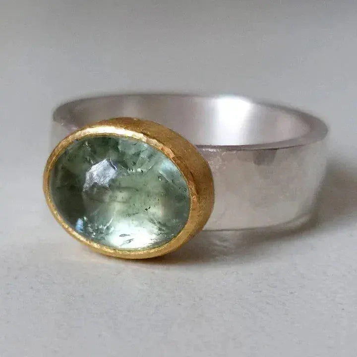 Gabriella — Handmade Vintage Green Ring