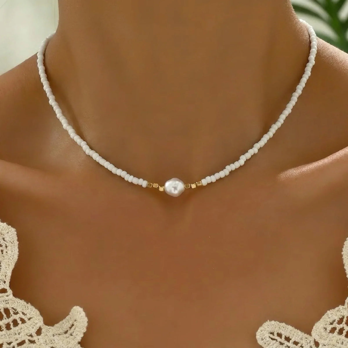 Wren — Minimal Pearl Necklace