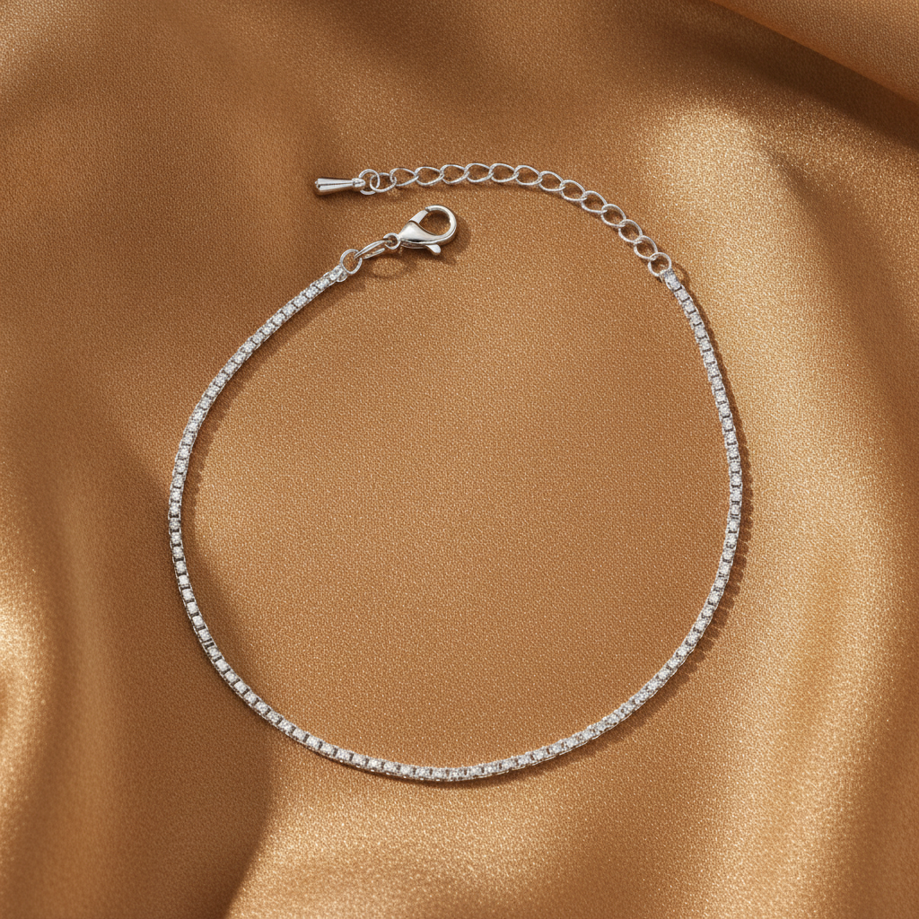 Poppy — Mother-of-Pearl Tennis Bracelet