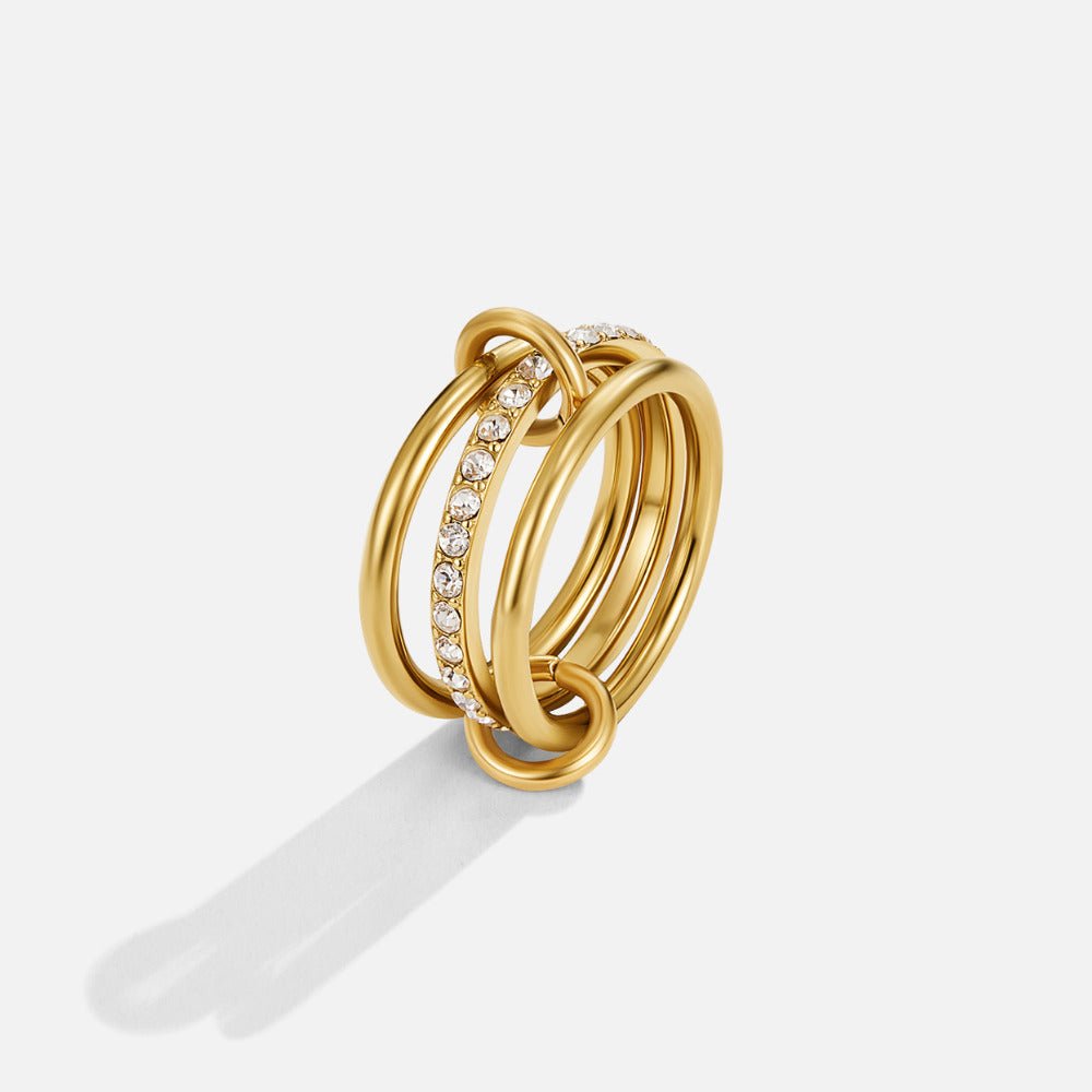 Donatella — Layered Gold Ring