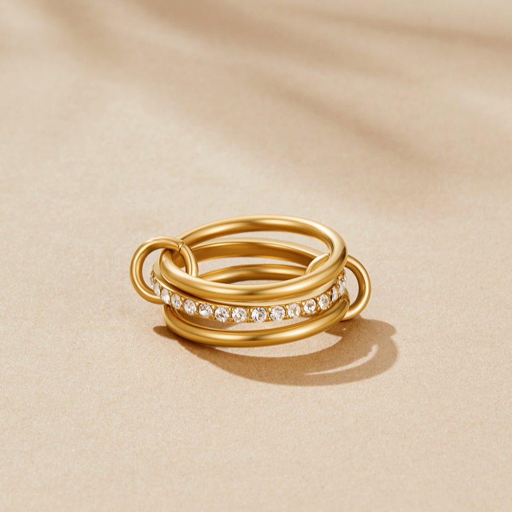 Donatella — Layered Gold Ring