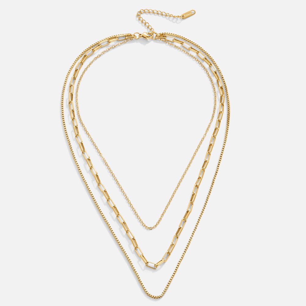 Allegra — Layered Chain Necklace