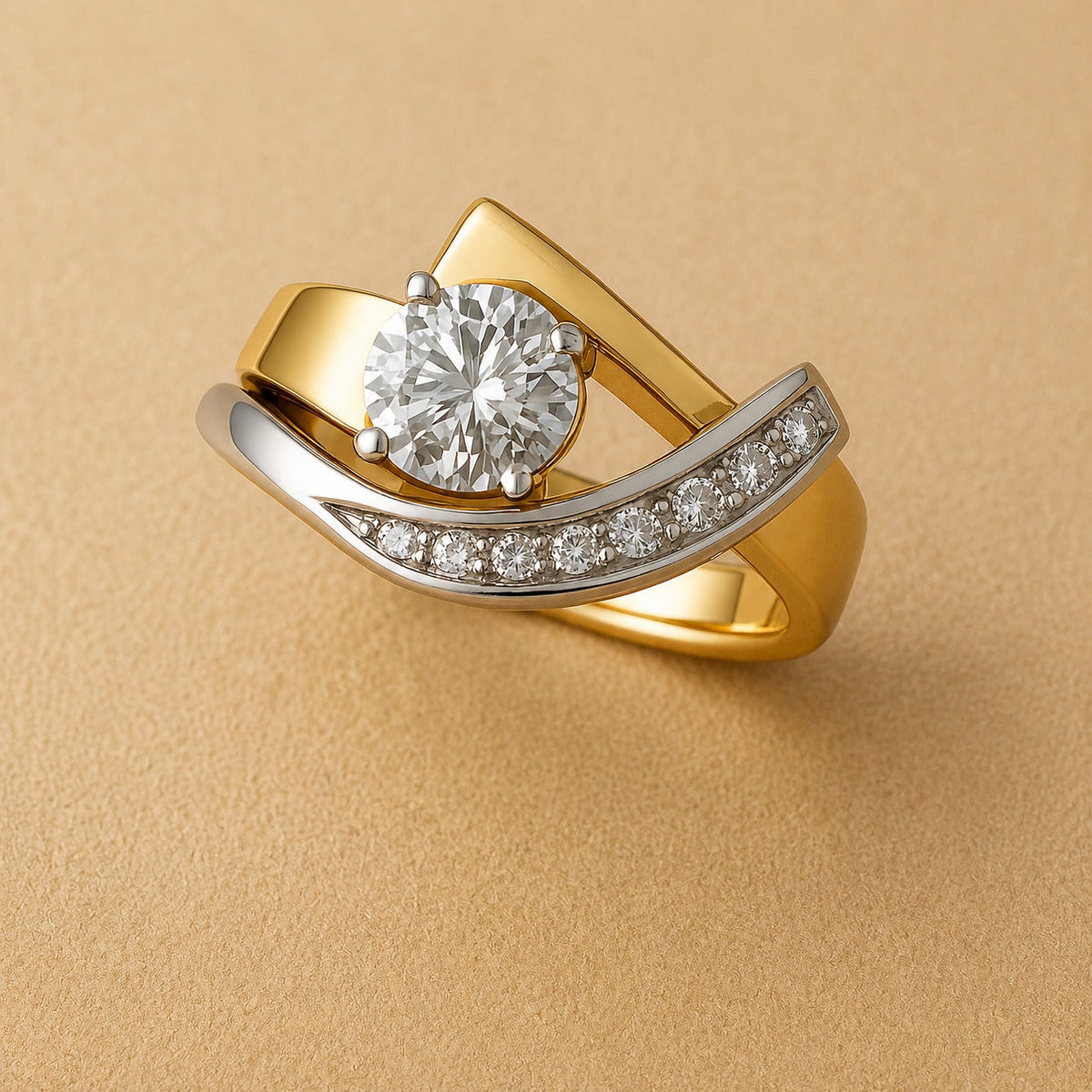 Marisa — Artistic Dual Tone Ring