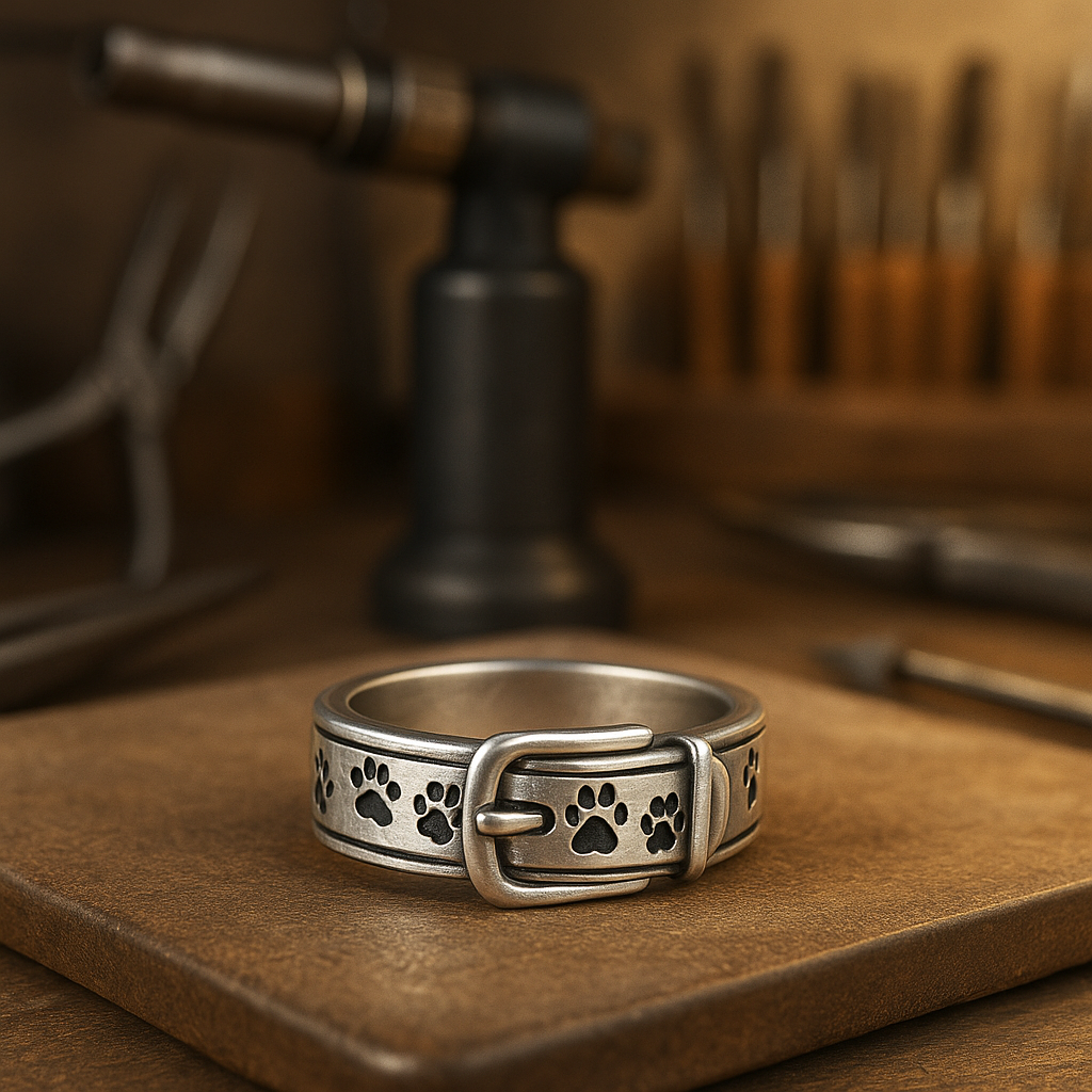 Quincy — Cute and Stylish Dog-Inspired Collar Ring