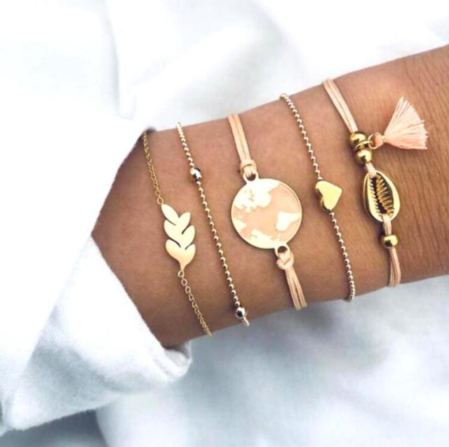 Premium Unique 5-Piece Bracelet Set
