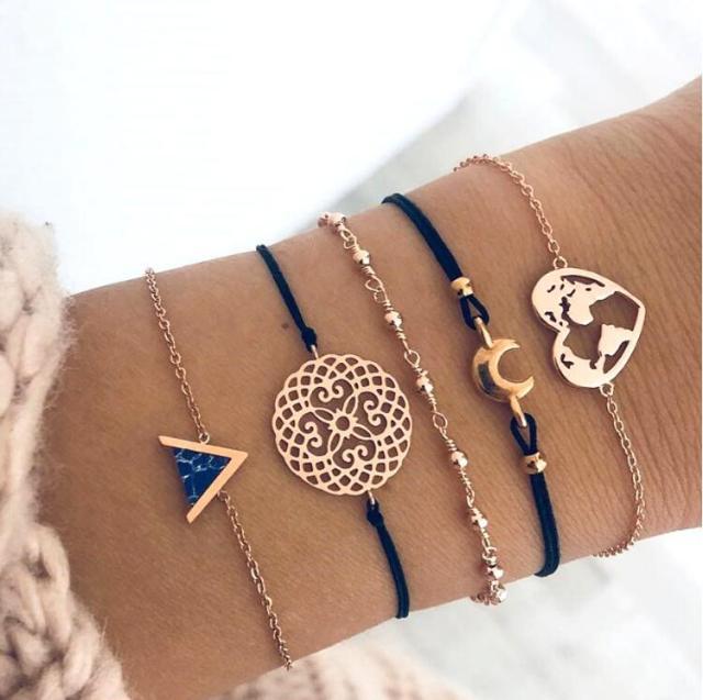 Premium Unique 5-Piece Bracelet Set