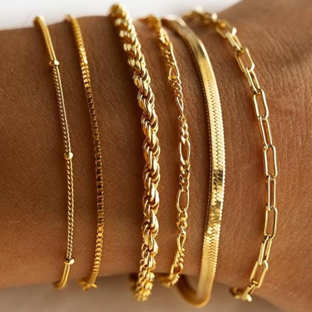 Isabella — Classic Gold Bracelet Set