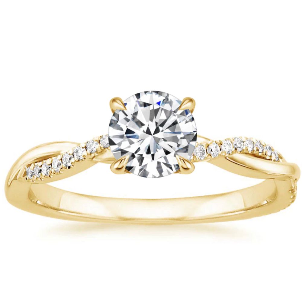 Jane — Twisted Diamond Ring