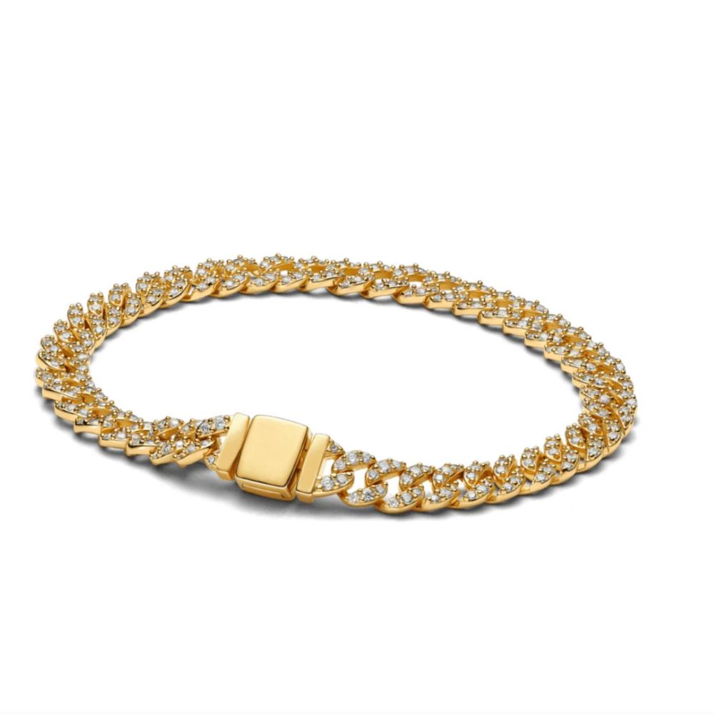 Fiora — Pave Cuban Bracelet