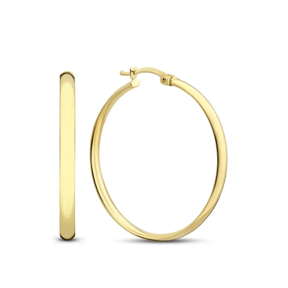 Genevieve — Polished Gold Heirloom Earrings