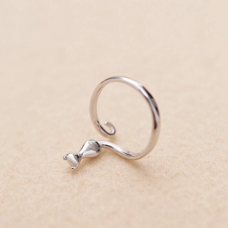 Trixie — Adorable Stainless Steel Cat Ring