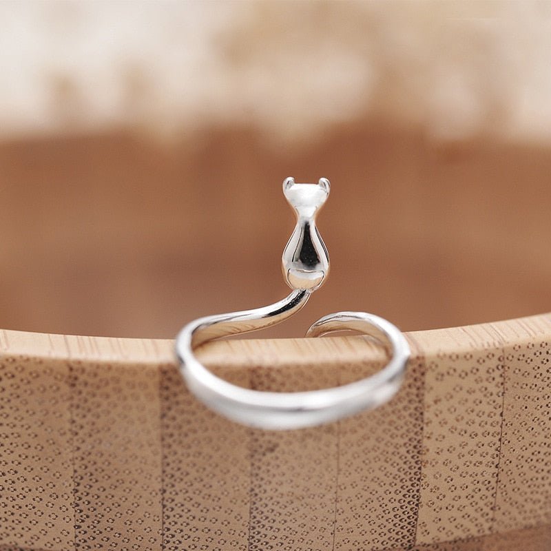Trixie — Adorable Stainless Steel Cat Ring