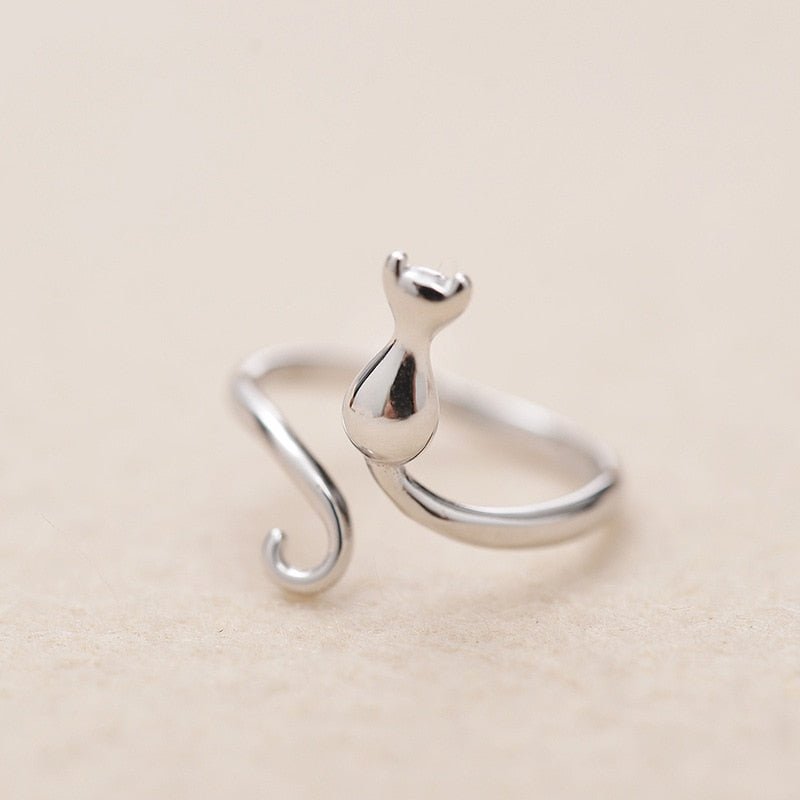 Trixie — Adorable Stainless Steel Cat Ring