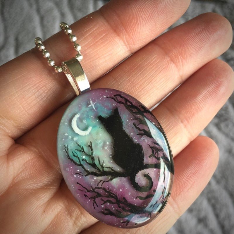 Lolly — The Starry Night Cat Necklace