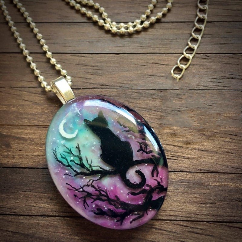 Lolly — The Starry Night Cat Necklace