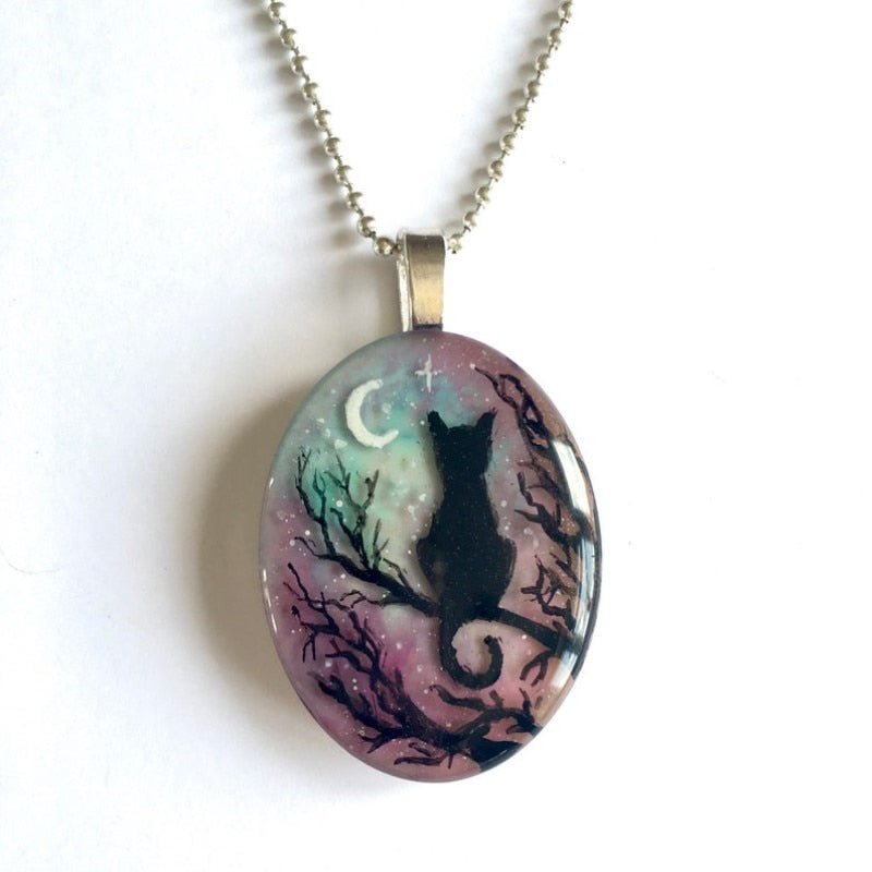 Lolly — The Starry Night Cat Necklace