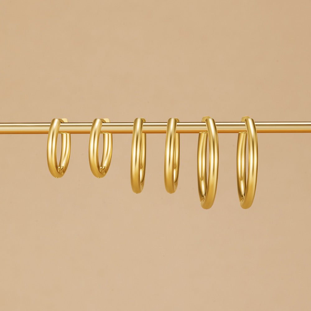 Tiziana — Triple Hoop Earring Set
