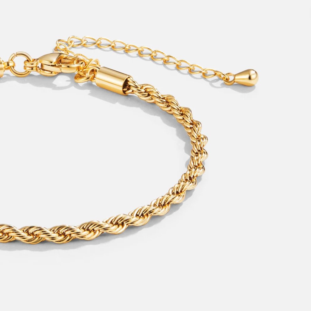 Domenica — Twisted Gold Bracelet