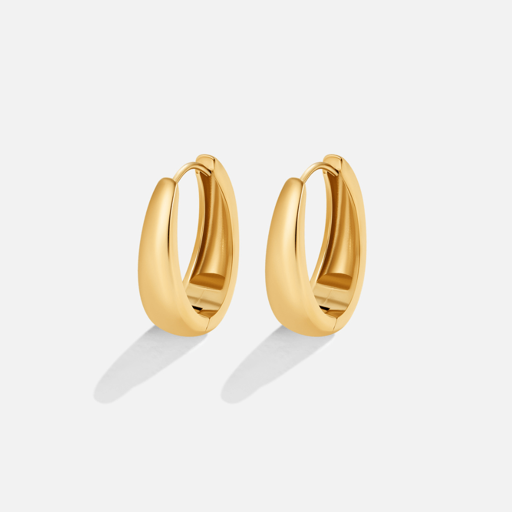 Alba — Gold Hoop Earrings