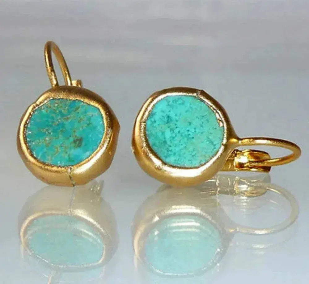 Turia — Turquoise Gold Vintage Drops